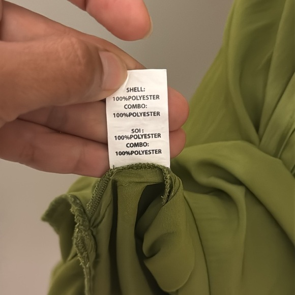 Ramy Brook Green Asymmetrical High-Low Sundress - Picture 9 of 9